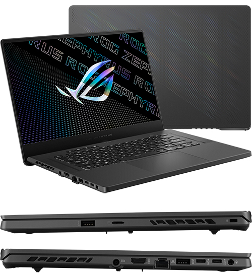 купить Ноутбук ASUS ROG Zephyrus M16 GU603HM-K8029T, i7-11800H-2.3/16*/WXQGA/16GB/1TB SSD/RTX3060-6GB/W10 в Алматы