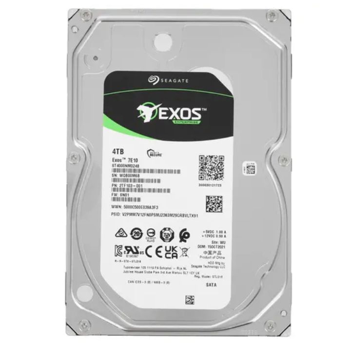 купить Жесткий диск HDD 4 Tb SATA 6Gb/s Seagate Exos 7E10 ST4000NM024B 3.5&rdquo; 7200rpm 256MB в Алматы
