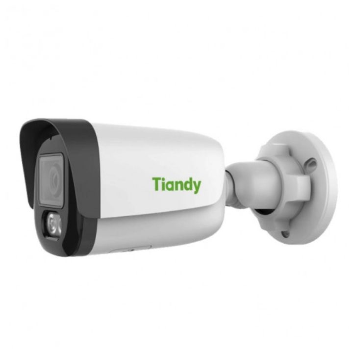 купить Tiandy 4Мп уличная цилиндрическая IP-камера 4мм, 2 Warm lights 15m, 512Гб слот SD, кнопка reset в Алматы