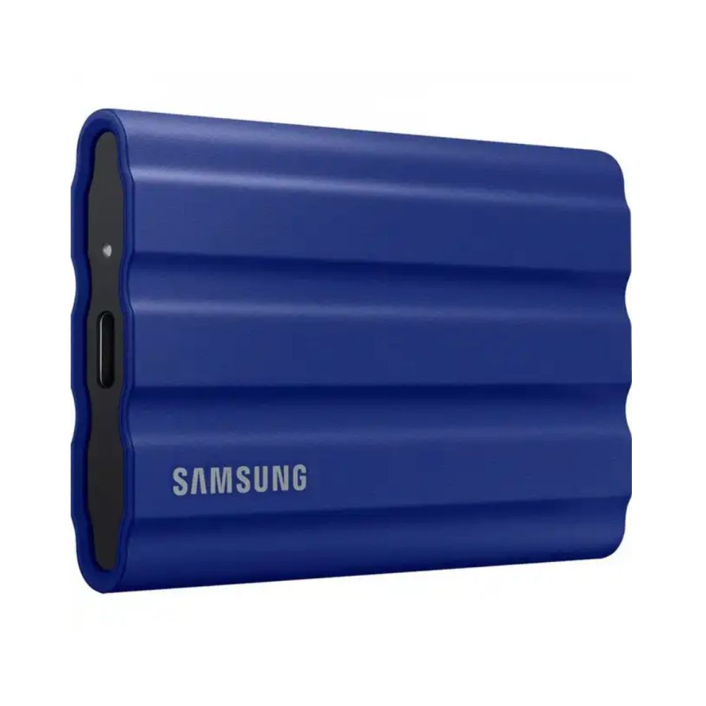 купить Внешний SSD 2000Gb Samsung T7 Shield USB 3.2 Gen.2 (10 Гбит/c) AES 256 Синий MU-PE2T0R/EU в Алматы