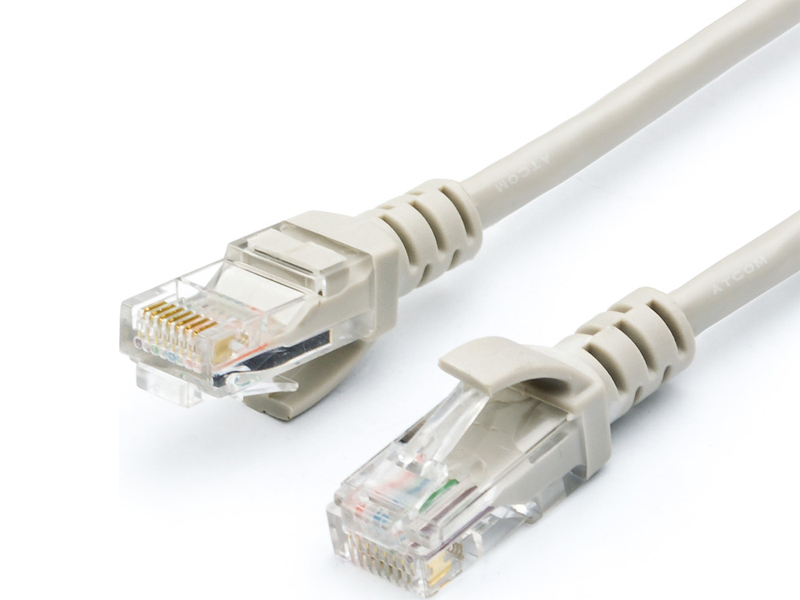 купить Патч Корд  Noname, Cat.5e, FTP, RJ-45, 15 м, Серый, Пол. пакет в Алматы