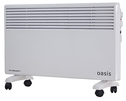 купить Электрический конвектор, OASIS, LK-20 (U), 2000W, белый в Алматы