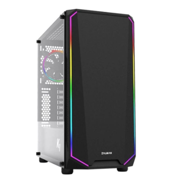 купить Компьютерный Корпус Zalman K1 Rev.B, MidT, MidT,2xUSB2.0,2xUSB3.0, 1x120ARGB, 1x120mm в Алматы