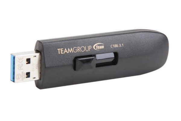купить Устройство хранения данных Team Group C186 3.0 DRIVE 128GB BLACK RETAIL, TC1863128GB01 в Алматы