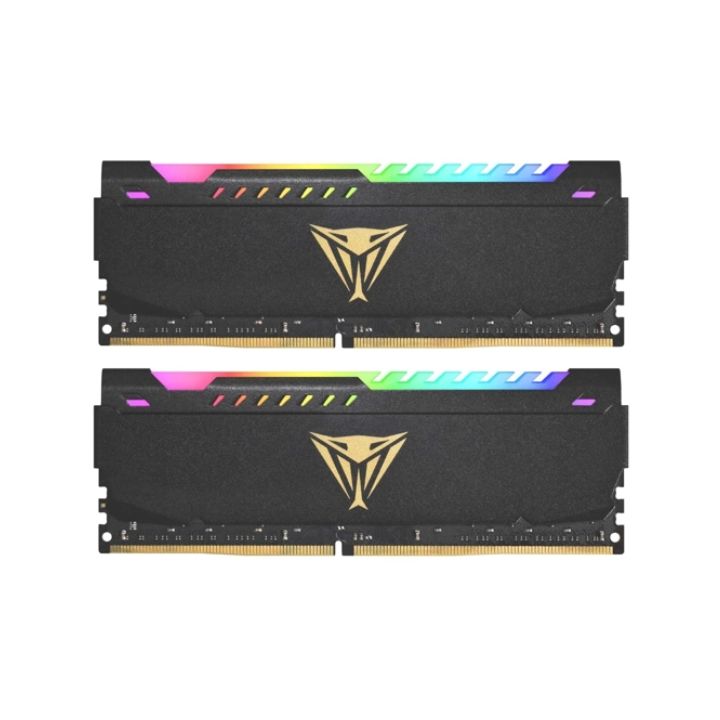купить Модуль памяти Patriot Viper Steel RGB, PVSR416G320C8K, DDR4, DIMM, 16Gb, KIT, 2x8Gb, 3200Mhz, CL18 в Алматы