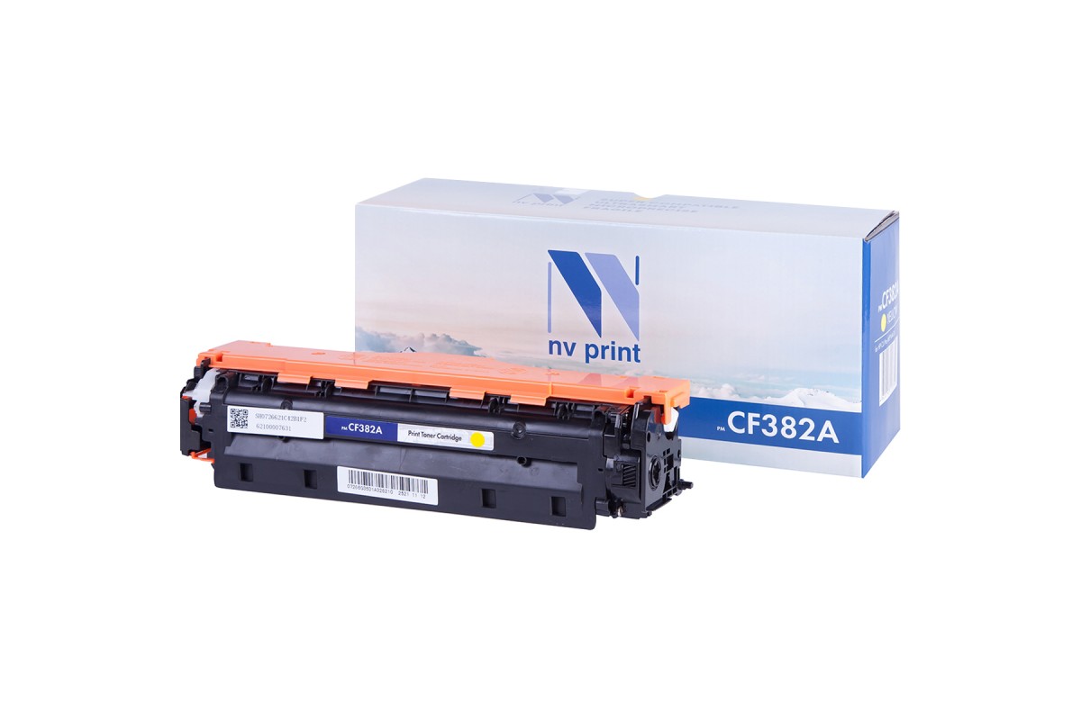 купить Картридж NVP совместимый HP CF382A Yellow для LaserJet Color Pro M476dn/M476dw/M476nw (2700k)                                                                                                                                                              в Алматы