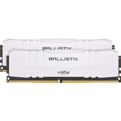купить Оперативная память 16GB KIT (2x8Gb) DDR4 3000MHz Crucial Ballistix Gaming WitePC4-24000 1.35V BL2K8G30C15U4W в Алматы