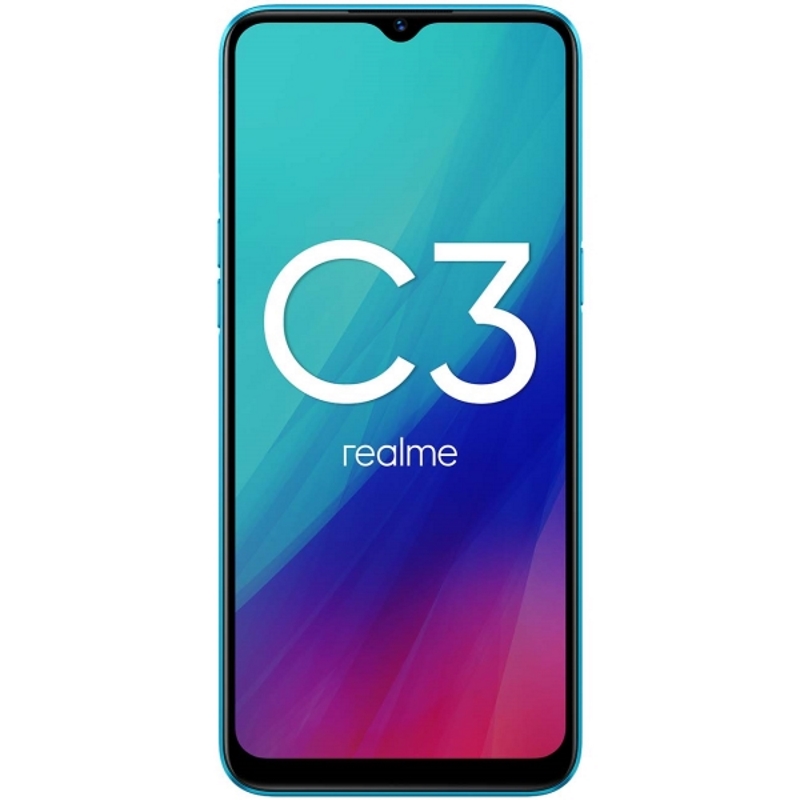 купить Смартфон Realme C3 2+32GB blue в Алматы