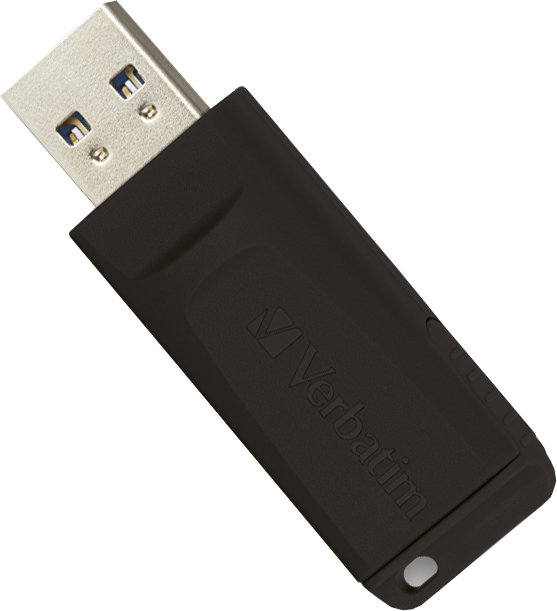 купить USB Флеш 64GB 2.0 Verbatim 098698 Drive Slider черный в Алматы