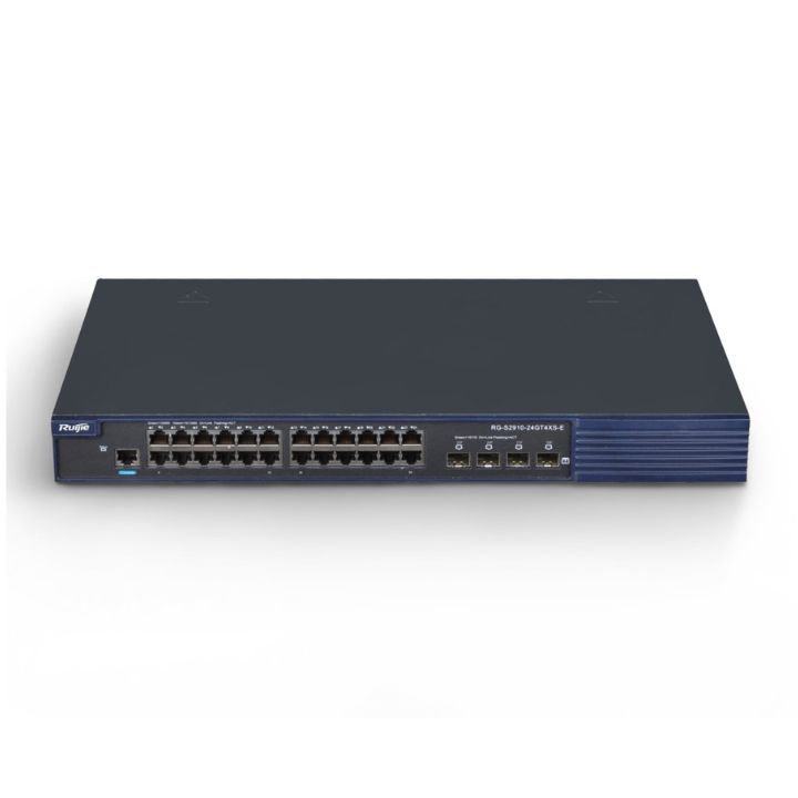 купить Коммутатор Ruijie RG-S2910-24GT4XS-E L2+ Managed (24-Port 10/100/1000Base-T, 4-Port 1G/10G Base-X SFP+ (non-combo)) в Алматы