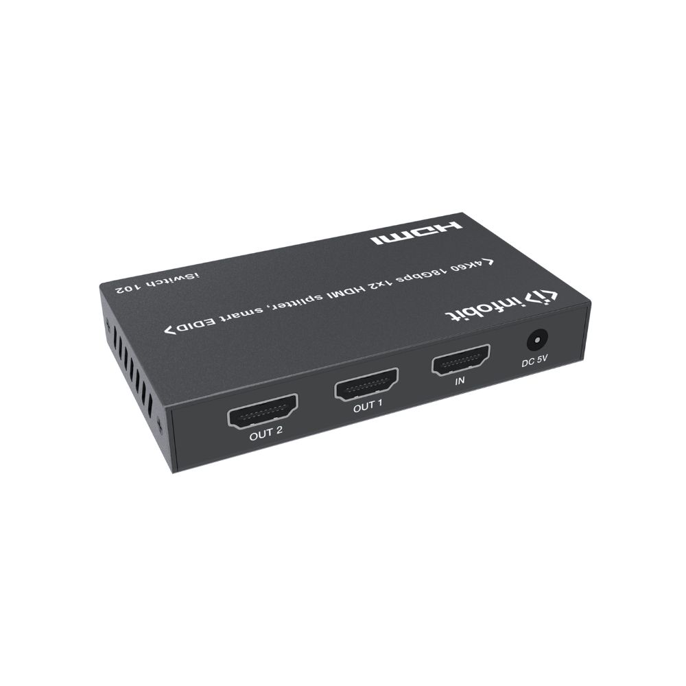 купить Сплиттер Infobit iSwitch 102 4K60 18Gbps 1x2 HDMI splitter, smart EDID в Алматы