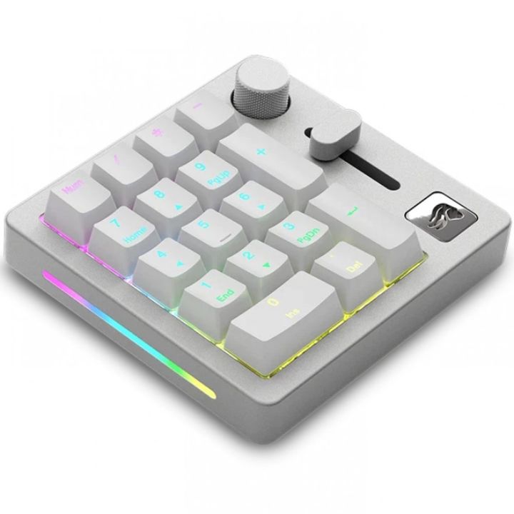 купить Клавиатура Glorious GMMK Numpad Pre-Built Fox Linear Switch White (GLO-GMMK-NP-FOX-W) в Алматы