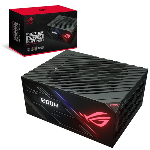 купить Блок питания ROG-THOR-1200P 1200W/ATX12V/13.5cm/EU/80+Platinum, Full modular, ROG-THOR-1200P в Алматы