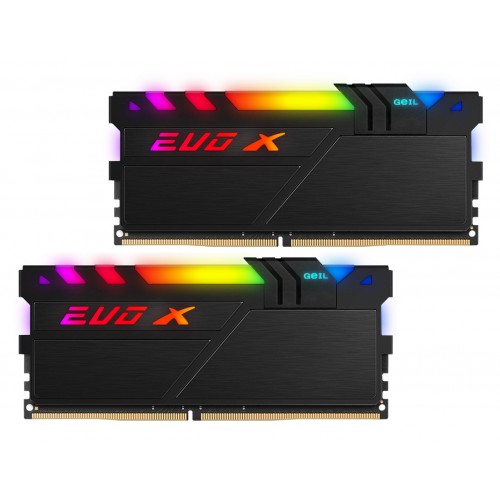 купить Оперативная память 16GB Kit (2x8GB) GEIL DDR4 3600MHz EVO X II Black GEXSB416GB3600C18BDC в Алматы