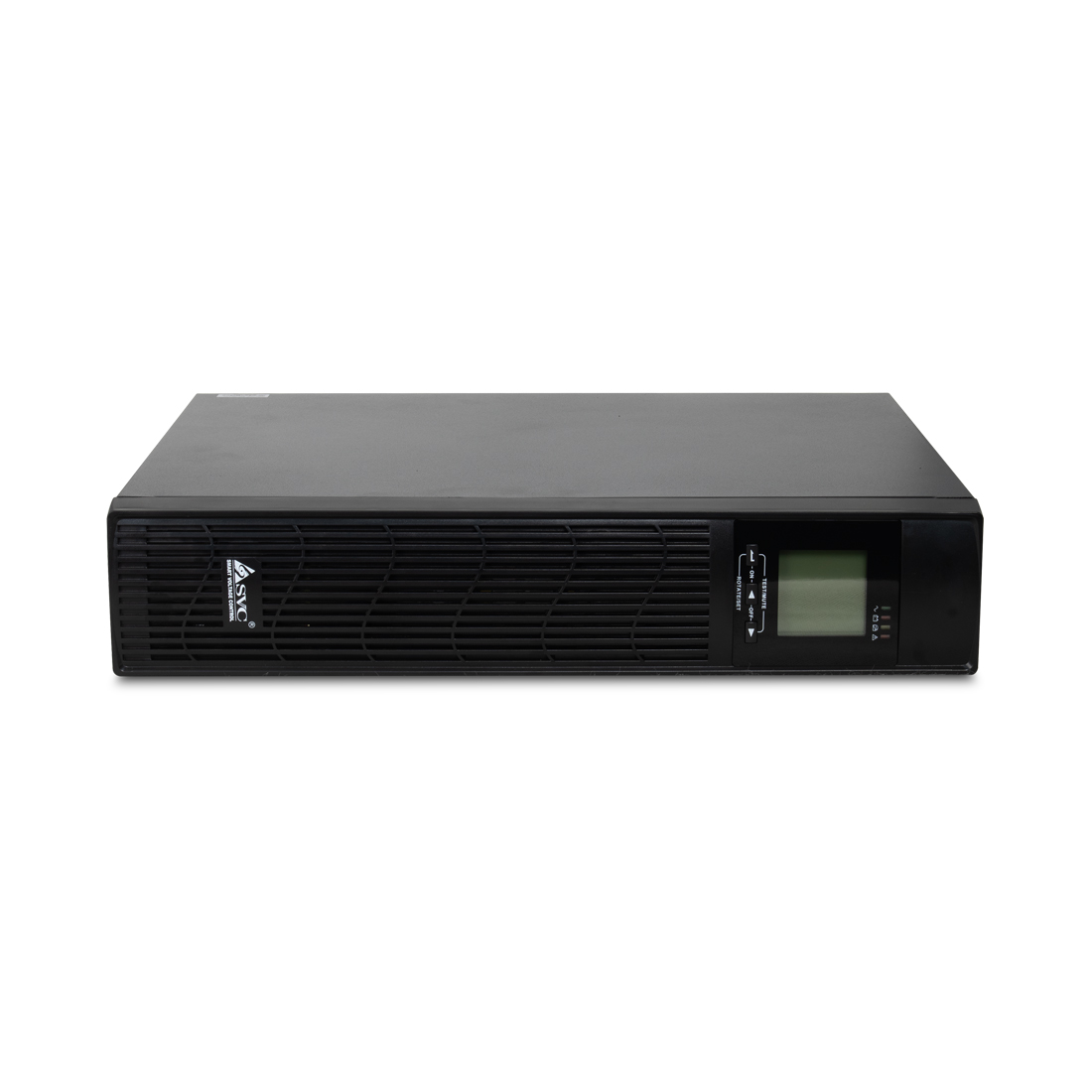 Купить UPS SVC RTU-2KL-LСD, 2000VA, 1600W,3x12V/9Ah, AVR 145-275V, 3розет., 3xIEC C13, USB,2xRJ45,3U,Black в Алматы
