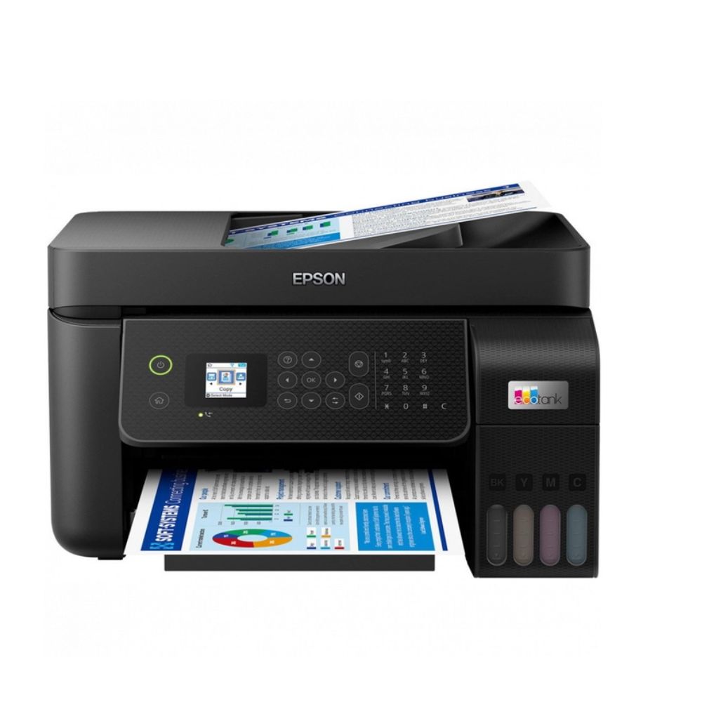 Купить МФУ Epson L5290, A4, print 5760x1440dpi, 33/14ppm, scan 1200x2400dpi, LCD, LAN, Wi-Fi, Fax C11CJ65407 в Алматы