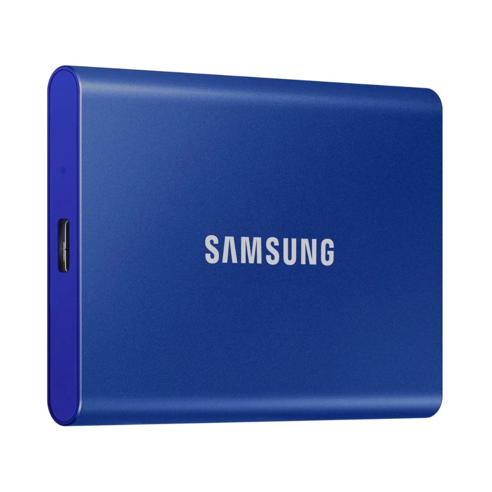 купить Внешний SSD  500Gb Samsung T7 USB 3.2 Gen.2 (10 Гбит/c)  AES 256, Синий, MU-PC500H/WW в Алматы