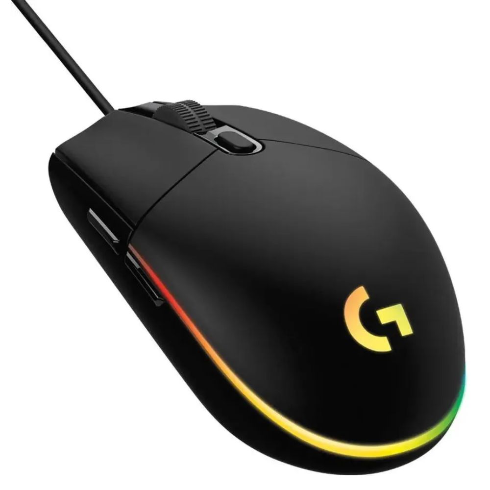 купить Мышь компьютерная Mouse wired LOGITECH G102 black&nbsp;910-005808 в Алматы