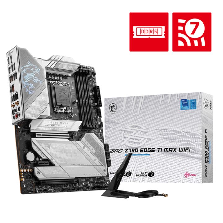 купить Материнская плата MSI MPG Z790 EDGE TI MAX WIFI LGA1700 4xDDR5 в Алматы
