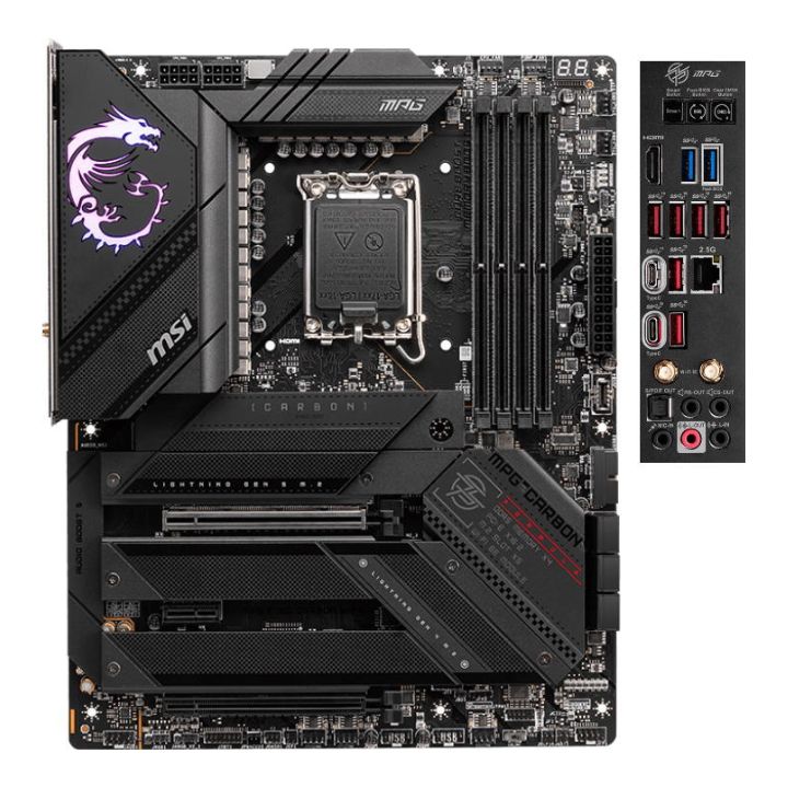 купить Материнская плата MSI MPG Z790 CARBON WIFI LGA1700 4xDDR5 6xSATA3 RAID 5M.2 HDMI ATX в Алматы