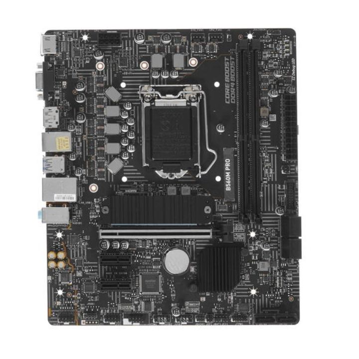 купить Материнская плата MSI B560M-A PRO LGA1200 iB560 2xDDR4 6xSATA3 1xM.2 VGA HDMI mATX в Алматы