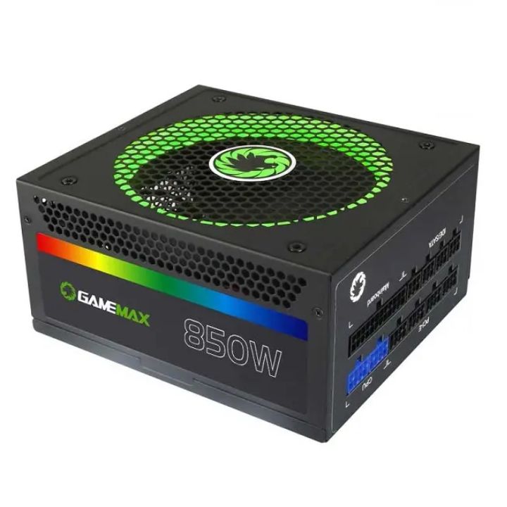 купить Блок питания Gamemax RGB 850W Rainbow (Gold) в Алматы