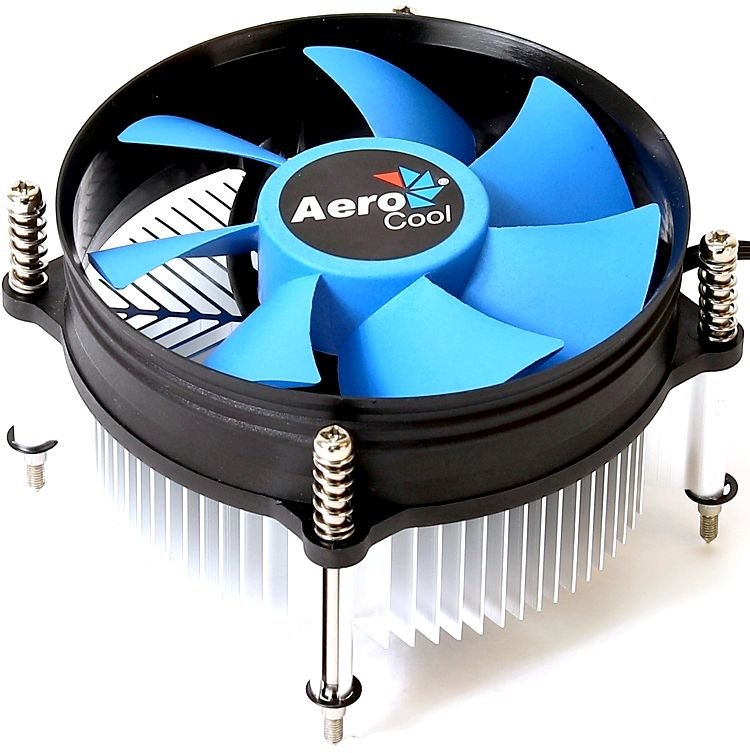 купить Кулер для CPU, Aerocool BAS-B9P+ , INTEL, TDP 95W, OEM, screws, 95x95x63mm, PWM 4-pin, 1000-2300rpm, LGA 1150/1151/1155/1156 в Алматы