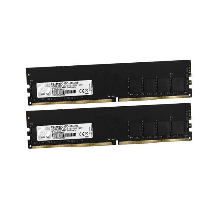 купить Комплект модулей памяти G.SKILL F4-2400C15D-16GNS DDR4 16GB (Kit 2x8GB) 2400MHz в Алматы