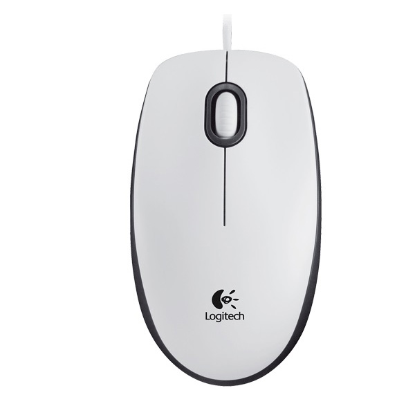 купить Мышь Logitech M100 White (белая, оптическая, 1000dpi, USB, 1.8м) в Алматы