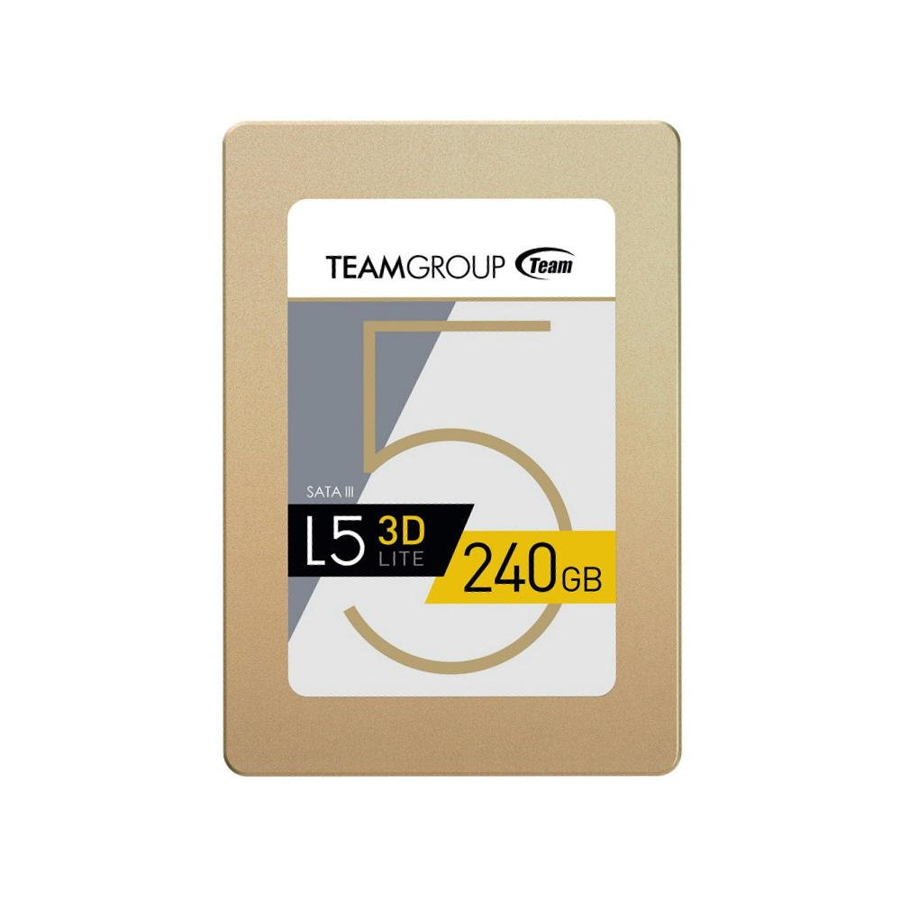 купить SSD-накопитель Team Group L5 Lite 3D 240Gb, 2.5*, 7mm, SATA-III 6Gb/s, 3D NAND TLC, T253TD240G3C101 в Алматы