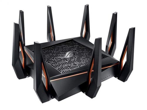 купить Трехдиапазонный игровой маршрутизатор ASUS GT-AX11000, Wi-Fi 6 (802.11ax), 2.5G Ethernet, DFS, Wtfast,QoS, AiMesh в Алматы