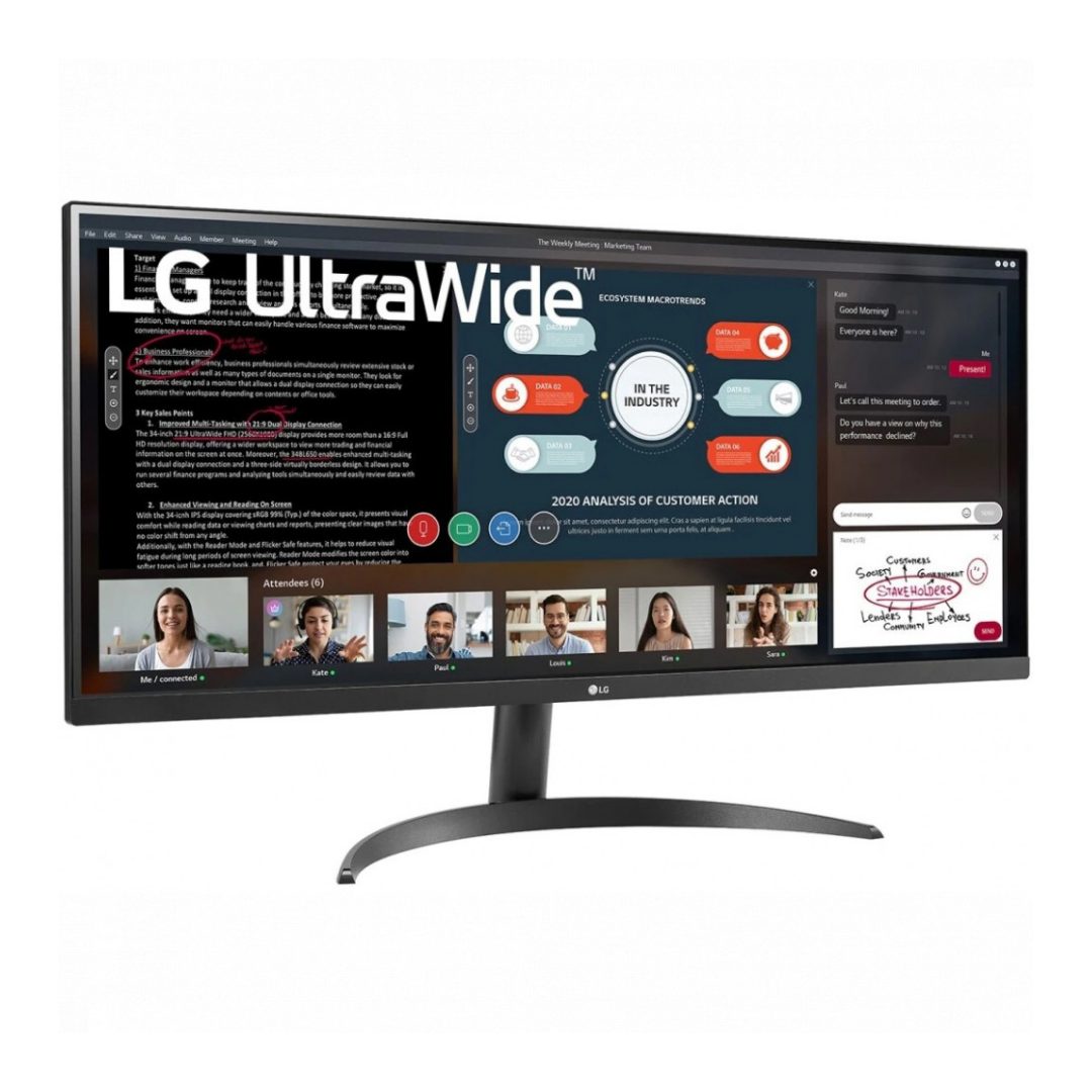 купить Монитор LCD 34" [21:9] 2560х1080(UW-UXGA) IPS, nonGLARE, 250cd в Алматы