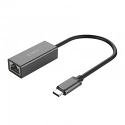 купить Адаптер сетевой ORICO XC-R45-V1-BK-BP <RJ45-Type-C, Cable 15cm, 50*21*15mm> в Алматы