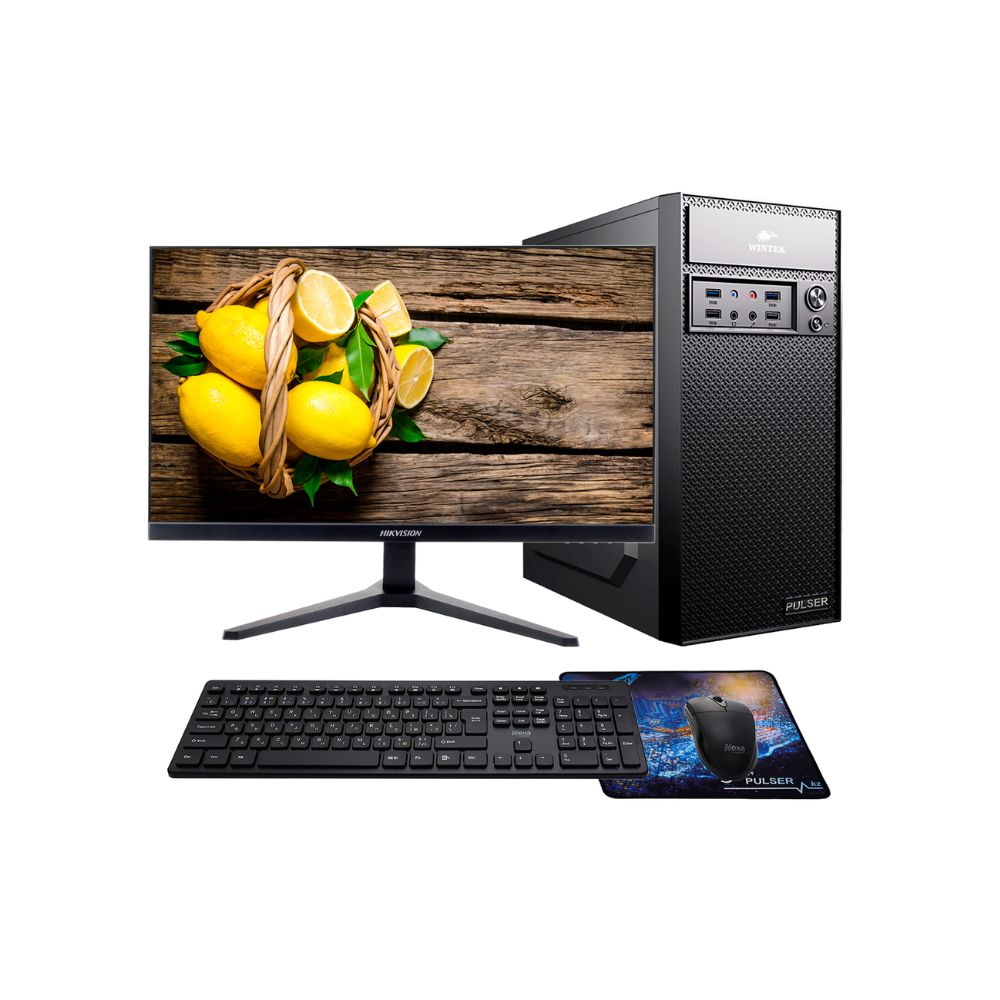 купить Core i5-12400F-2.5GHz/H610/RAM 16GB/SSD 1TB/GT610-2GB/no DVD/450W/Монитор 23.8" HikVision в Алматы