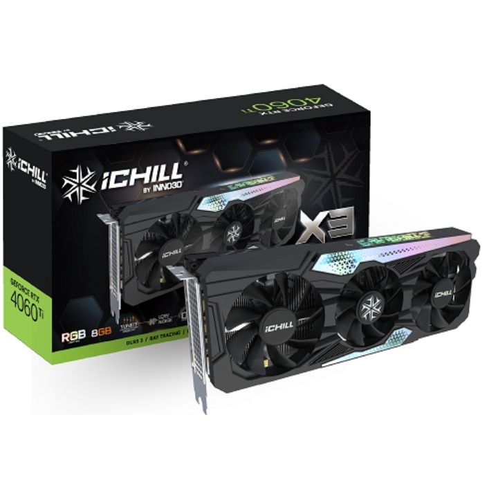 купить Видеокарта RTX4060Ti Inno3D iChill X3 (32-930 C406T3-08D6X-17113389) в Алматы