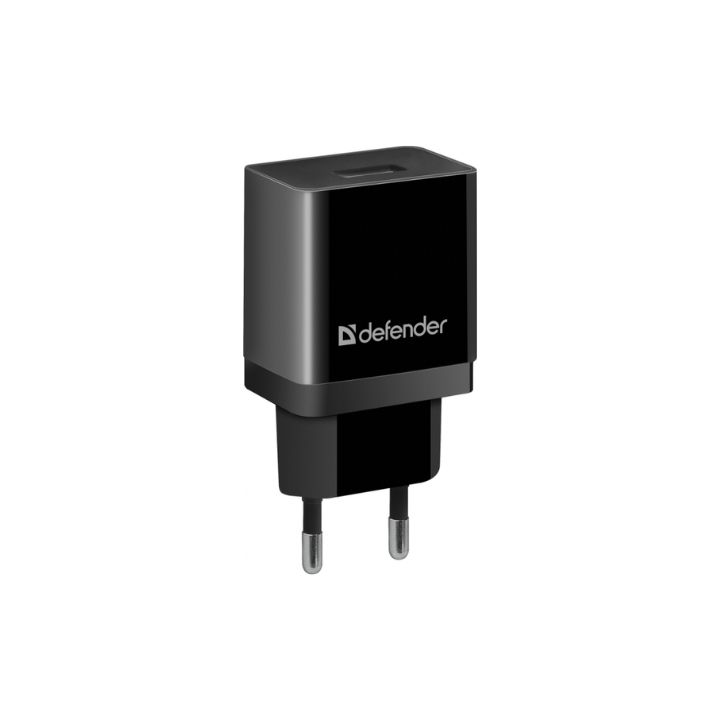 купить Зарядное устройство сетевое Defender EPA-10, 1хUSB, 5V/2.1А, черный в Алматы