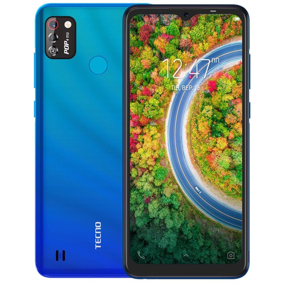 купить Смартфон TECNO POP 4 Pro (BC3) 1/16Gb Dual SIM Vacation Blue&nbsp;4895180760846 в Алматы