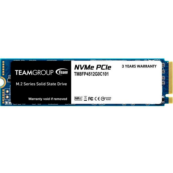 купить SSD-накопитель Team Group MP34 512Gb, M.2, NVMe 1.3, 3000/1700 MB/s, TM8FP4512G0C101 в Алматы