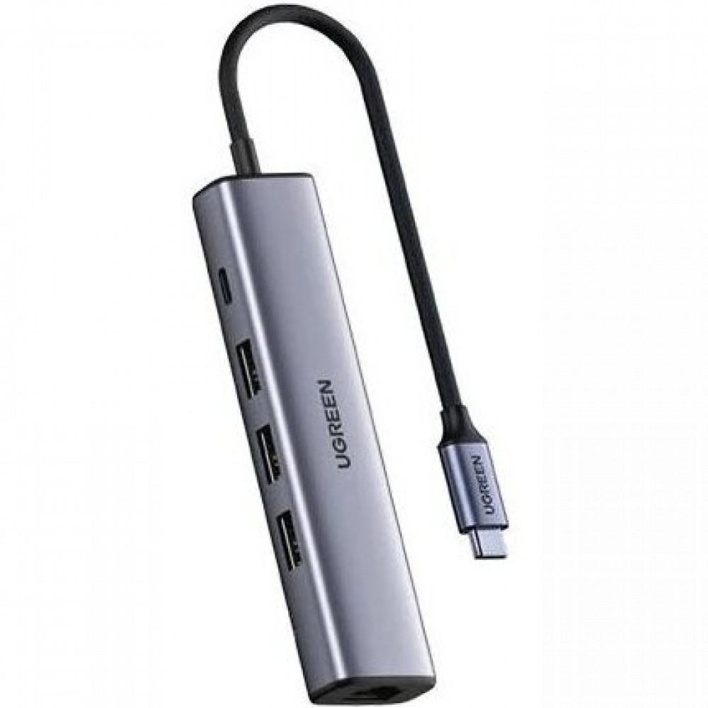 купить Aдаптер UGREEN CM475 UGREEN USB-C Multifunction Gigabit Ethernet Adapter with PD, 20932 в Алматы
