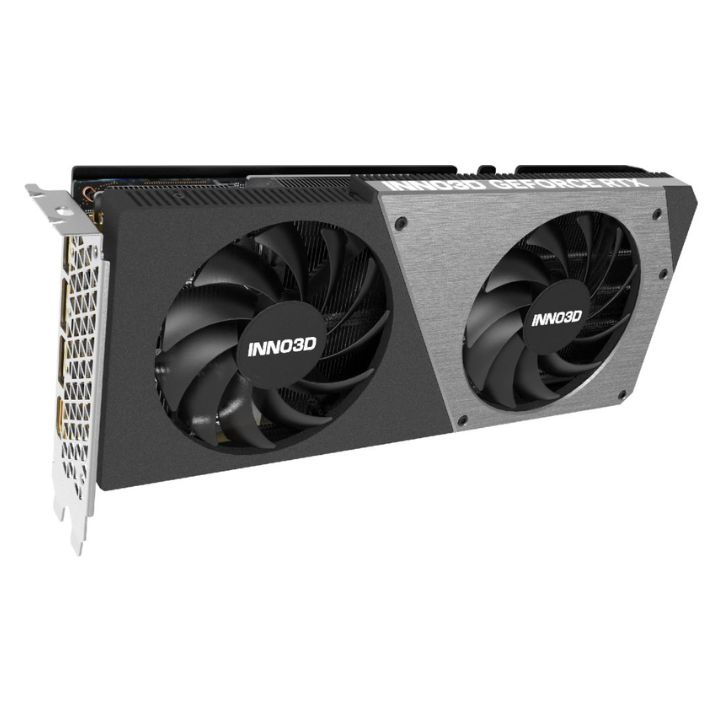 купить Видеокарта Inno3D GeForce RTX4070 Twin X2, 12G GDDR6X 192-bit HDMI 3xDP N40702-126X-185252N в Алматы