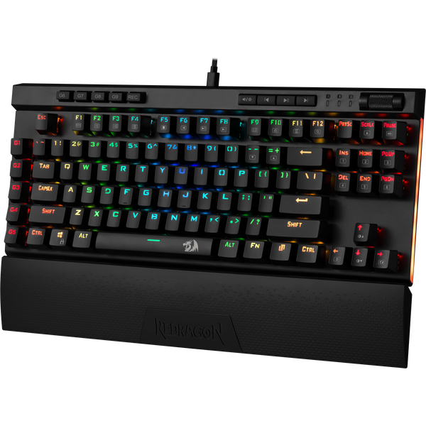 купить Клавиатура проводная игровая механическая Redragon Magic-Wand Pro RU,RGB (Черный), USB, ENG/RU. в Алматы