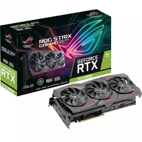купить Видеокарта Asus ROG-STRIX-RTX2070S-8G-GAMING, GDDR6 8GB,256-bit, HDMI2,Display2 в Алматы