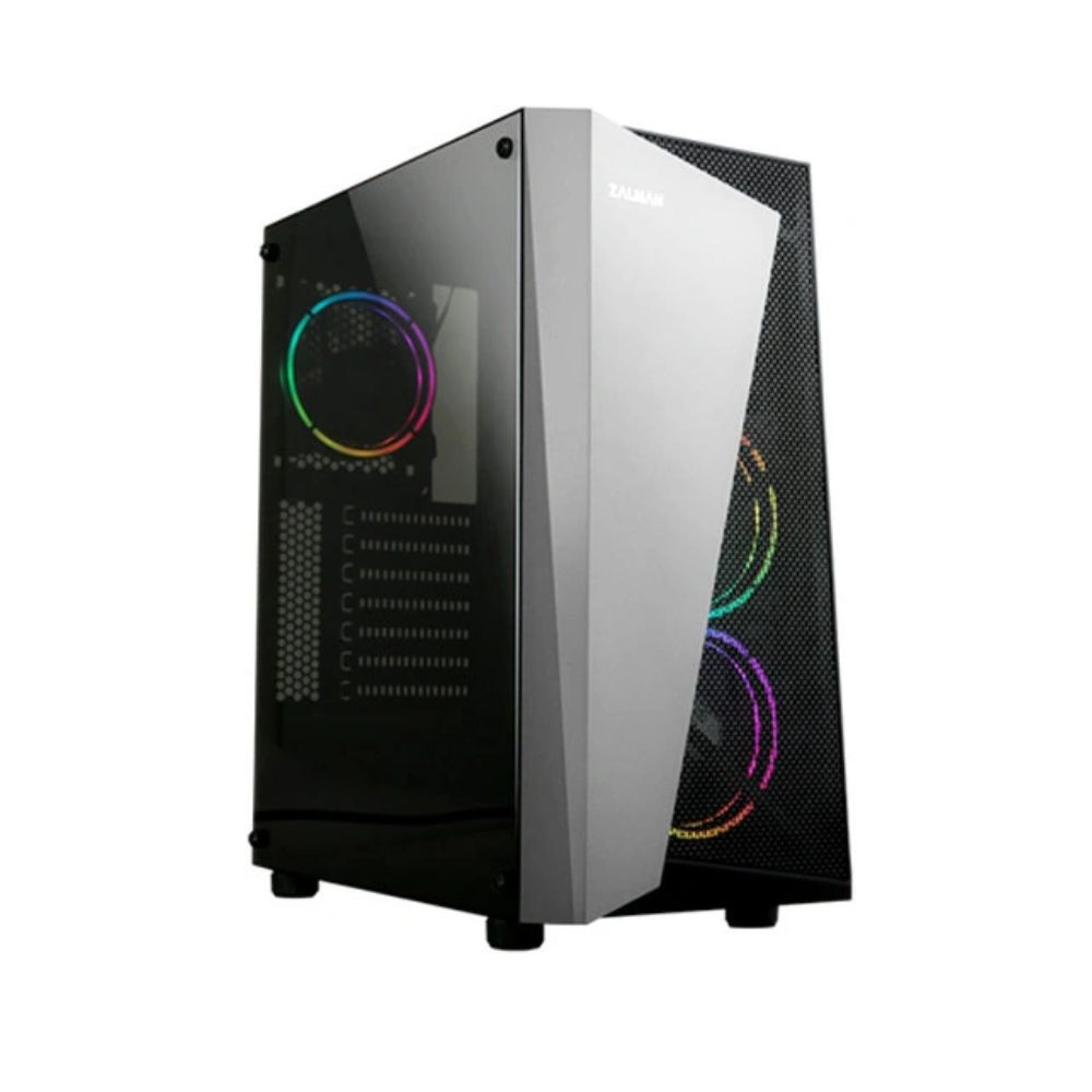 Купить Корпус Zalman S4 Plus, Midi Tower, ATX, Black-Grey, 2x3.5*/1x2.5*, 2xUSB, USB3.0 в Алматы