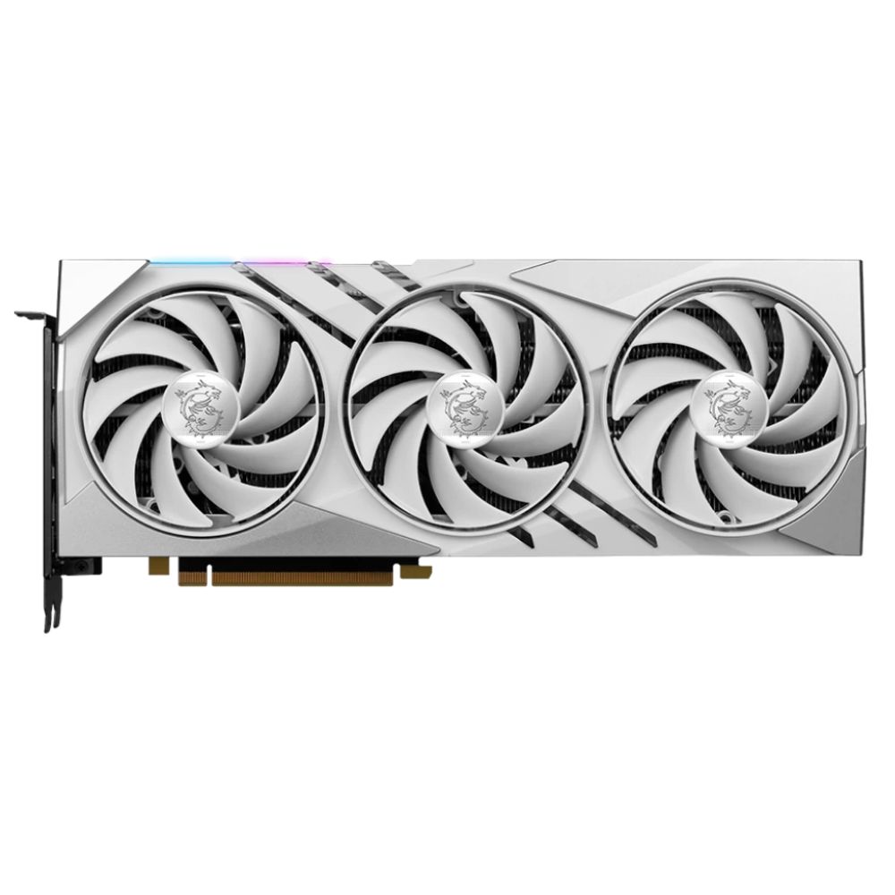 купить Видеокарта MSI GeForce RTX 4070 Ti SUPER 16G GAMING SLIM WHITE, 12GB, GDDR6X, HDMI 3xDP в Алматы