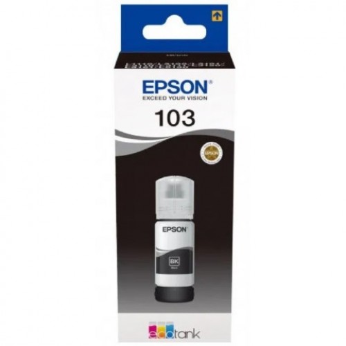 купить Чернила Epson C13T01L14A EcoTank MX1XX Series Black Bottle L 40 ml в Алматы