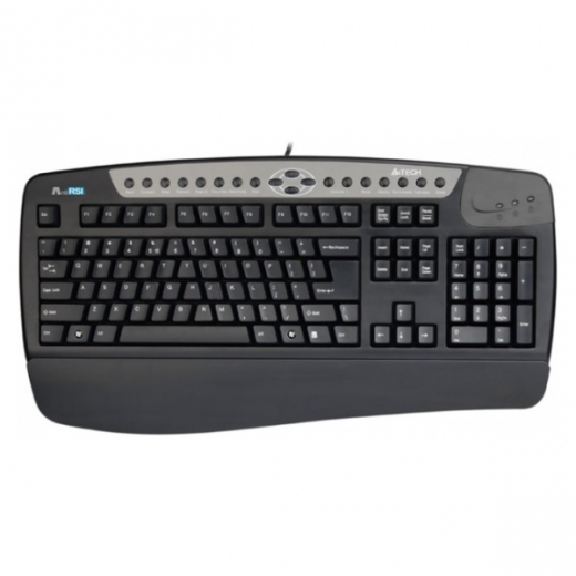 купить Клавиатура A4tech KBS-8 PS2, Black, 19 мультимедийных клавиш в Алматы