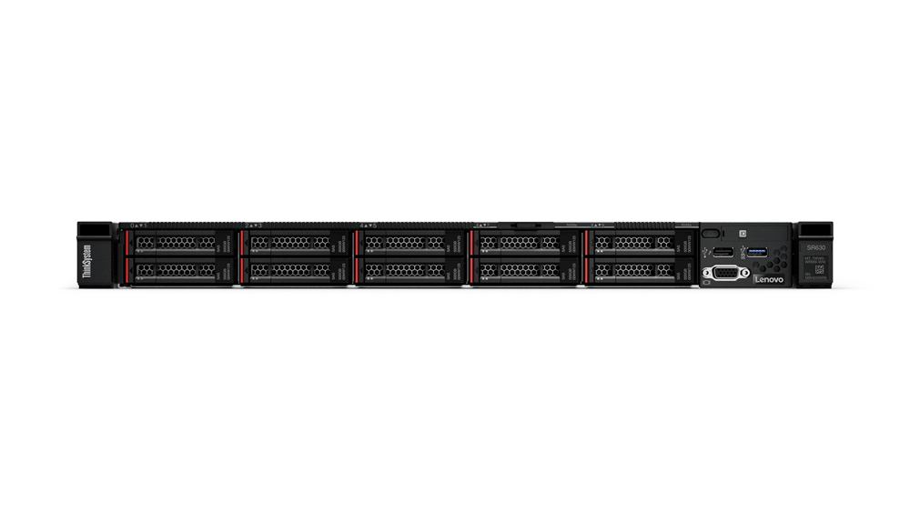 купить Сервер Lenovo ThinkSystem SR630, 1U, 1x Xeon Gold 5120 14C 2.2GHz. 1x 16G, noHDD, 1x 1100W /  в Алматы