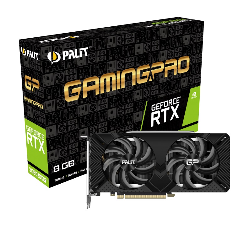 купить PALIT, RTX2060 SUPER GP 8G ,GDDR6, 256bit, 3*DP, HDMI в Алматы