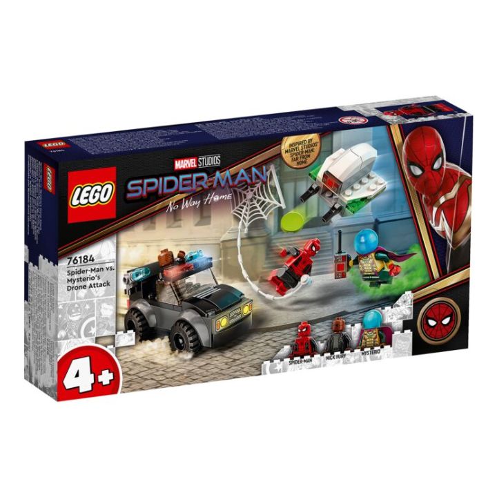 купить Конструктор LEGO Marvel Человек-паук против атаки дронов Мистерио в Алматы