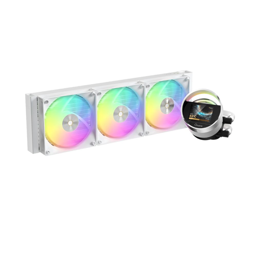 Купить Водяное охлаждение для CPU Ocypus Sigma L36 WH ARGB TDP 300W 4-pin Intel/AMD Белый в Алматы